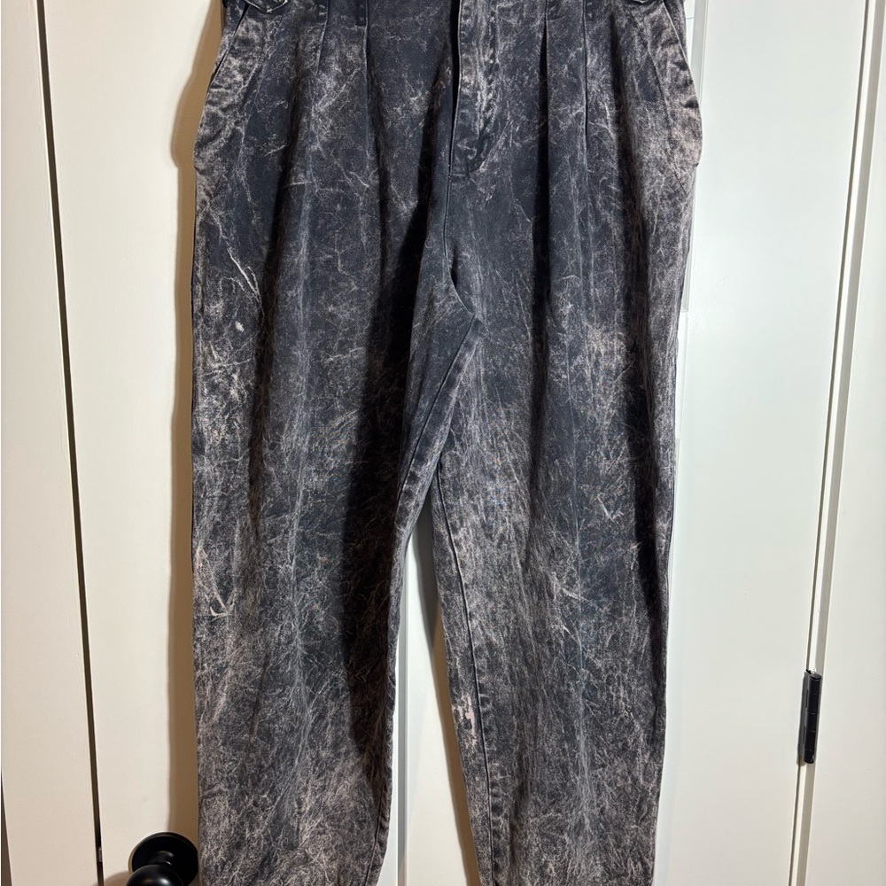 Vintage Que Pasa 100% Cotton Black Acid wash‎ Jeans size 13